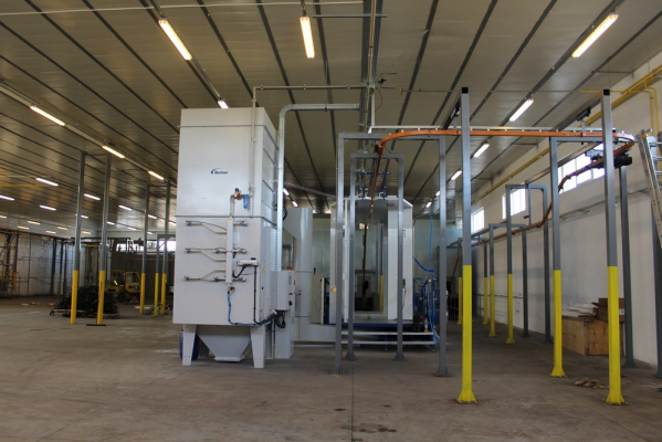 Rekonstrukce automatick&eacute; lakovac&iacute; linky po pož&aacute;ru G+G INTER DESIGN